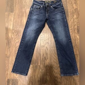 Men's Wrangler Rock 47 Slim Straight Blue Jeans